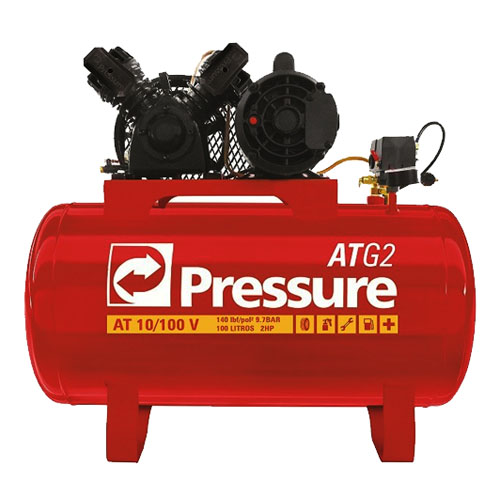 Compressor de Ar 10 PCM 100L BP ATG2 Trifásico - ATG210100VT