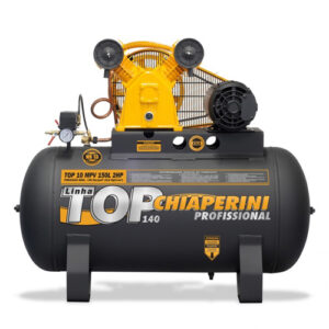 Compressor de Ar Trifásico 2 hp 140 libras 10 pés 150 Litros 110v/220v - TOP10MPV150LTT