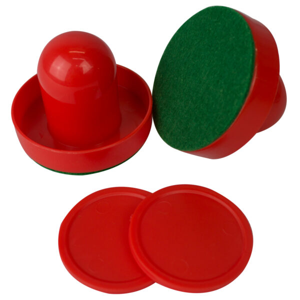 Conjunto 2 Rebatedores + 2 Discos para Air Hockey