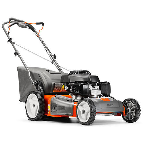 Cortador de Grama a Gasolina 4HP 1600CC com Tração e velocidade Variável Recolhedor e Reciclador HU700H