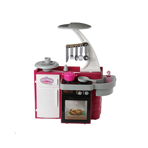 Cozinha de Brinquedo Classic Fogão Pia e Armário - Play Time