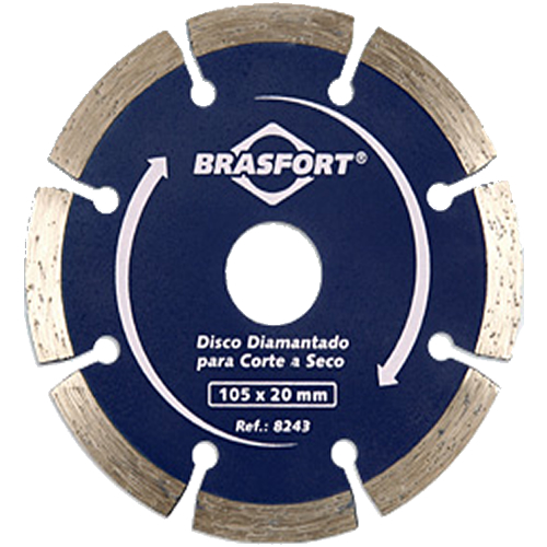 Disco diamantado para corte a seco 105 x 20 mm