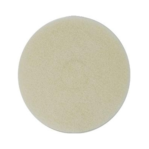Disco lustrador branco para enceradeira - 350mm