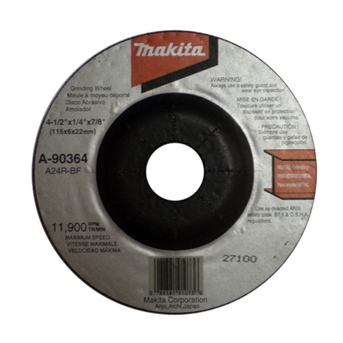 Disco de debaste para metal4 1/2 grão 24 - A-90364