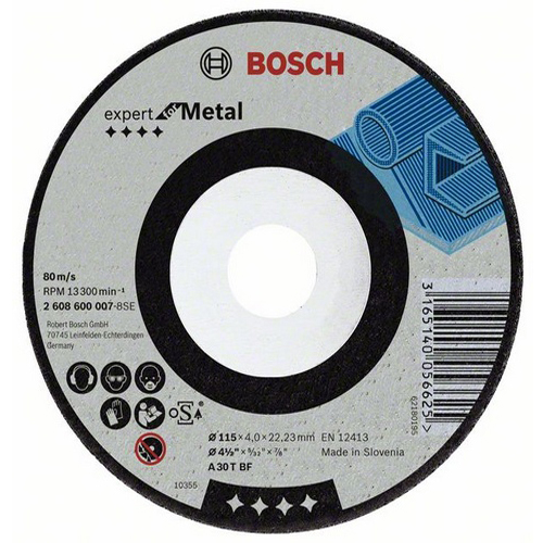 Disco de desbaste 230 x 6,4mm e furo de 22,23mm