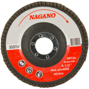 Disco de Lixa Flap 4.1/2 - Grão 60 - NDF60