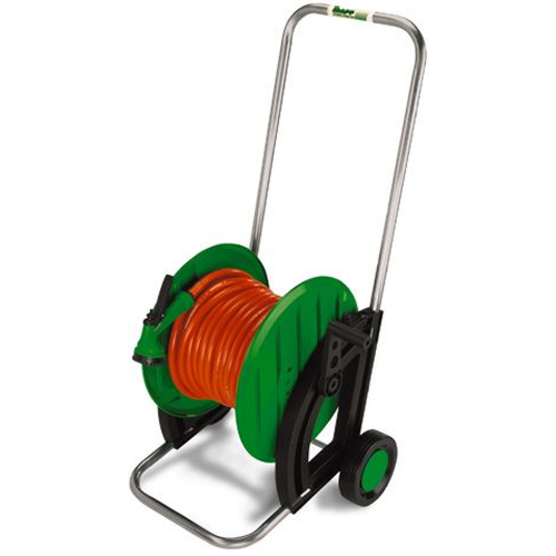 Enrolador de mangueira para jardim móvel polipro com rodas - EM 65
