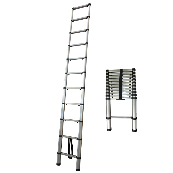 Escada telescópica 3,8 m - 12 degraus - TET3.8M