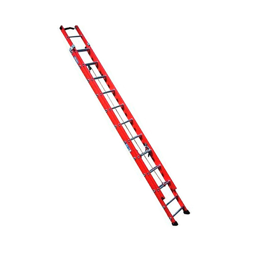 Escada fibra extensível 23 degraus 4,20 x 7,20 m degrau tubular - FE 823
