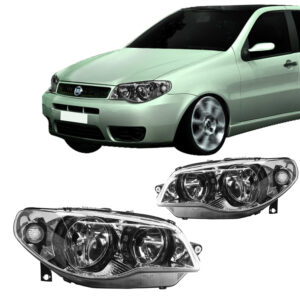 Farol Palio Siena Strada G3 04 a 16 Máscara Negra Foco Duplo - TFPG3
