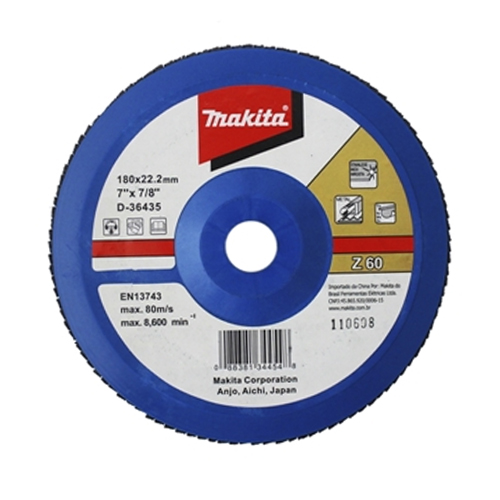 Flap Disc 180mm Costado de Nylon - D36435