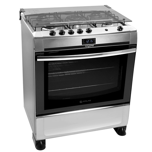 Fogão 5 Bocas Top Gourmet com Tripla Chama Inox
