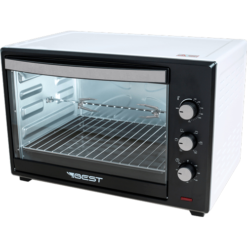 Forno Elétrico Plus 60 Litros Preto / Branco