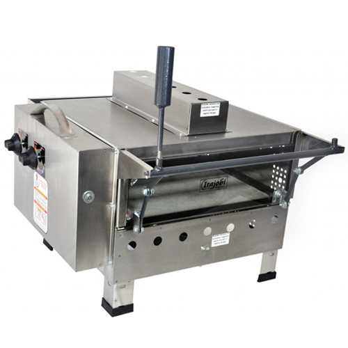 Forno Pizza Grill Fixo Refratário Luxo a Gás GLP com Infravermelho - 425 X 425
