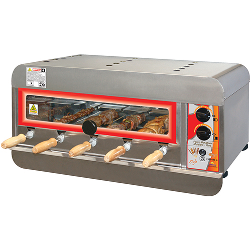 Forno Rotativo Múltiplo 5 Espetos - PRR- 050 N