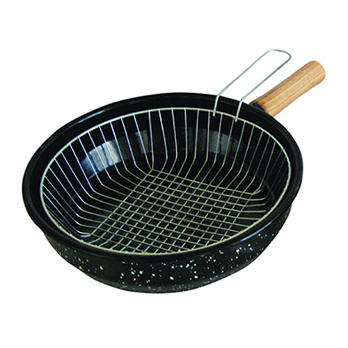 Fritadeira Esmaltada com Cesta 25cm