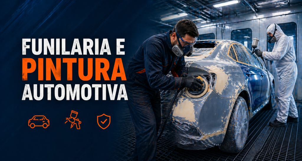 Tudo sobre funilaria e pintura automotiva: tecnicas, custos e ferramentas