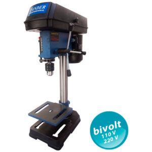 Furadeira de Bancada, 13 mm, 250 Watts, Bivolt, Curso do Eixo de 50 mm- RDM1301B2
