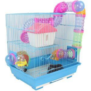 Gaiola Labirinto para Hamster 2 Andares - 38x35x28 cm