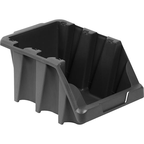 Gaveteiro plástico, modelo prático, nº 7, preto