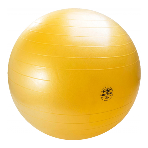 Bola Gym Ball Anti-Burst 75cm - Amarelo