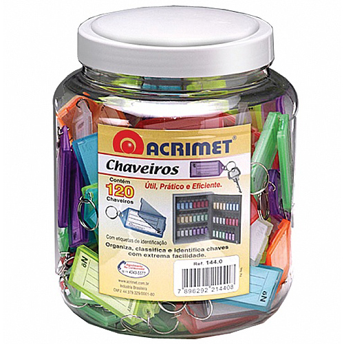 Identificador de Chaves Pote com 120 Unidades