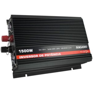 Inversor Transformador Conversor de energia 1500W 12V