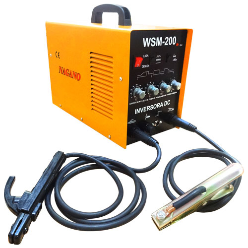 Maquina De Solda 200 Ampéres Tig Elet Arco Pulsado Alta Frequencia 220 V 60 Hz - WSM-200