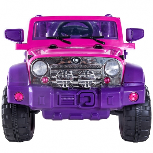 Jipe Elétrico Rali Pink com Controle Remoto 12v