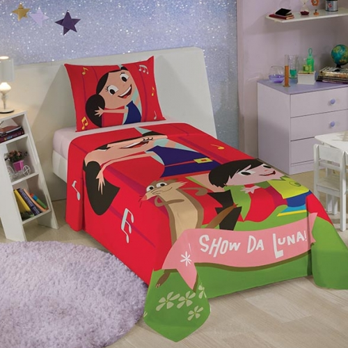 Jogo de Cama Estampado Show da Luna 2 Peças