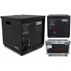 Máquina de Fogo 2 Unidades DMX512 Display Digital 2 Canais 100W Profissional