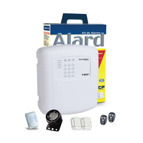 Kit Alarme Residencial Comercial com Controle - Alard Max 1 Fit