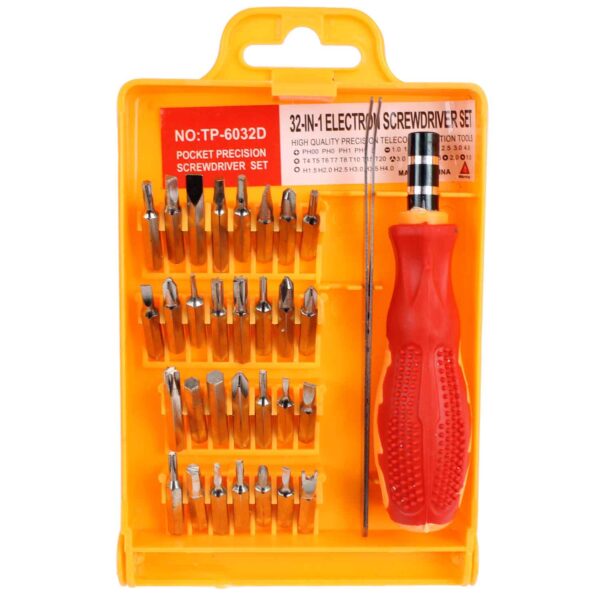 Kit Chaves de Precisão com 32 Peças Aço Carbono - NKCP32