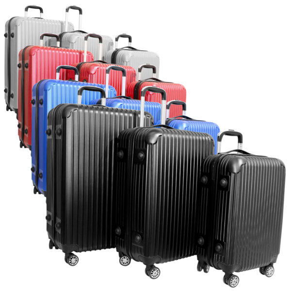 KIT Conjunto De Malas de Viagem P/M/G em Abs