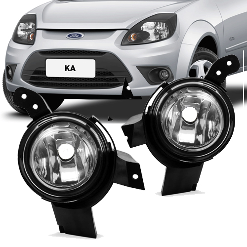 Kit Farol Auxiliar Fiesta Hatch/Sedan 2008 à 2010, Ka 2008 à 2011, Ecosport 2008 à 2012