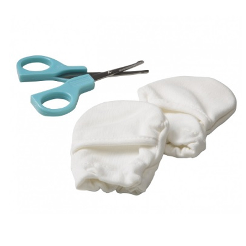 Kit Tesoura e Luvinha Cuidados para Unhas de Recem Nascidos S331IH