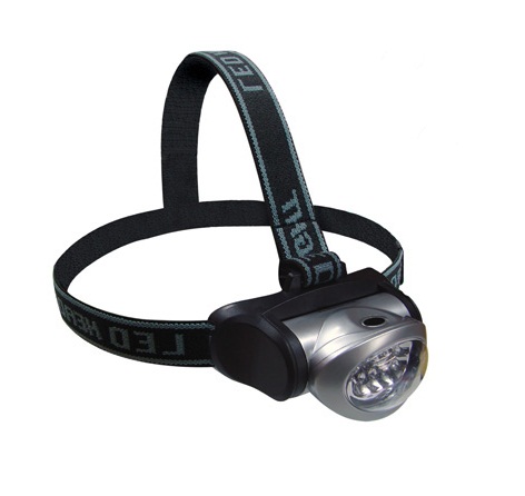 Lanterna de cabeça 8 leds - TURBOLED