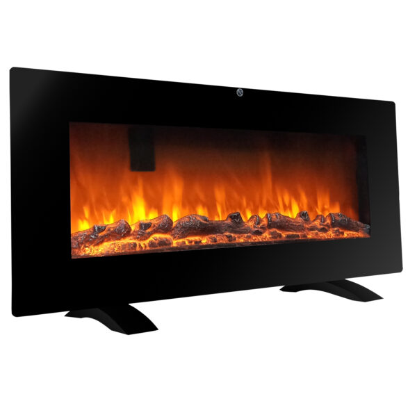 Lareira Elétrica de Parede e Bancada com Controle 1500w