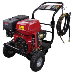 Lavadora de Alta Pressão a Gasolina Partida Elétrica 4300 LBS Triplex Motor 15HP 190F - NLG250E