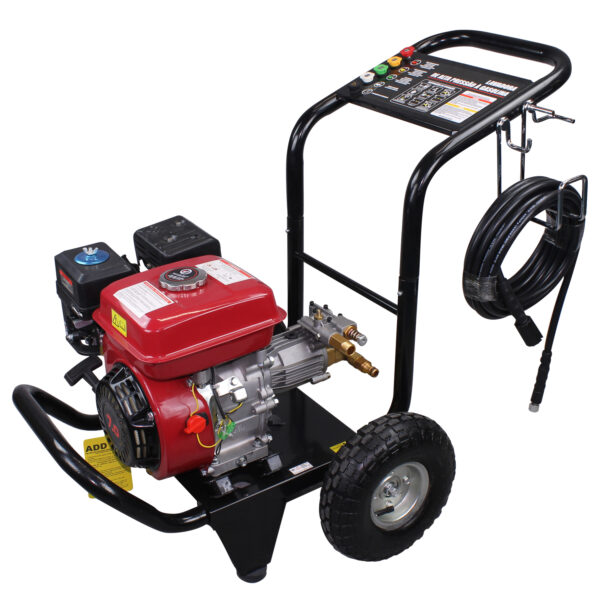 Lavadora de Alta Pressão a Gasolina Partida Manual 2900 Psi Axial Motor 7 HP 168F - NLG180