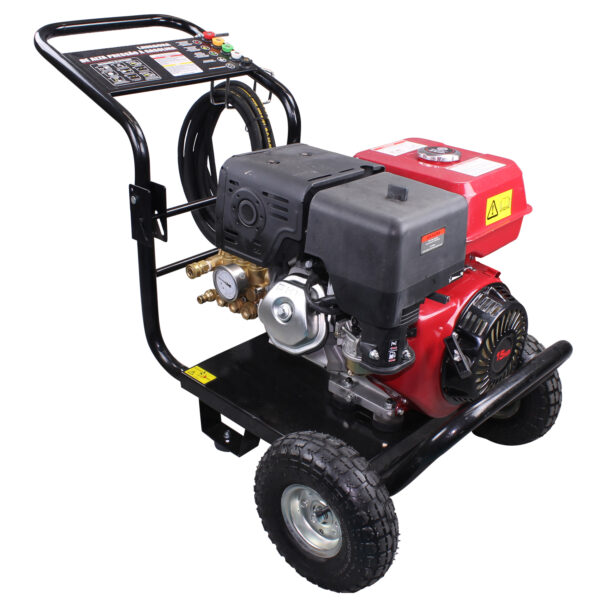 Lavadora de Alta Pressão a Gasolina Partida Manual 4300 LBS Triplex Motor 15HP 190F - NLG250