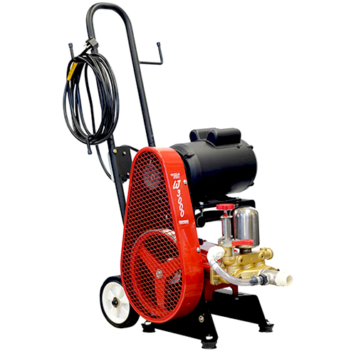 Lavadora de média pressão móvel trifásica 2 hp mangueira de 1/2 com carrinho - LJ3000