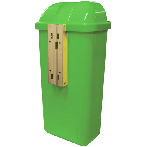Lixeira 50 Litros sem gravação suporte em metal verde - LS5FVD