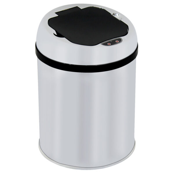 Lixeira Automática Inox com Sensor Balde Interno Removível 3 Litros