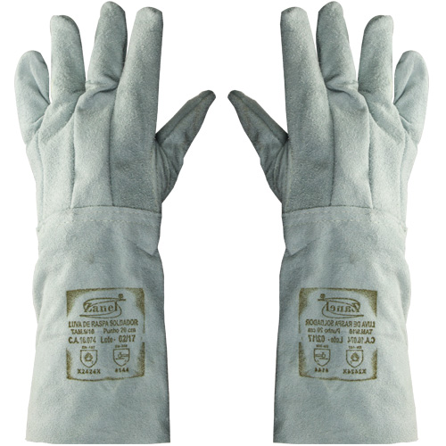 Luva de Raspa Soldador Linha Clute Punho 20 CM