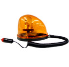 Luz de emergência giroflex 12 volts oval