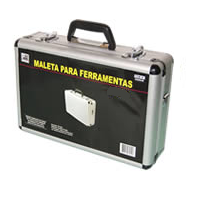 Maleta para ferramentas de alumínio 402 x 255 x 110 mm - MD