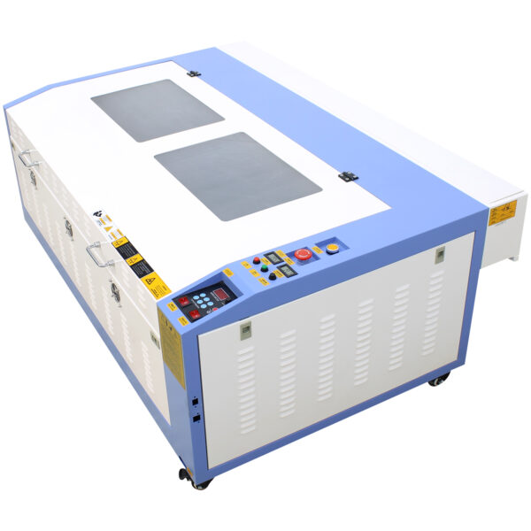 Máquina CNC Router Laser Corte e Gravação Eixo Rotativo 60x90cm 60w 220v Sensor Fluxo de Água