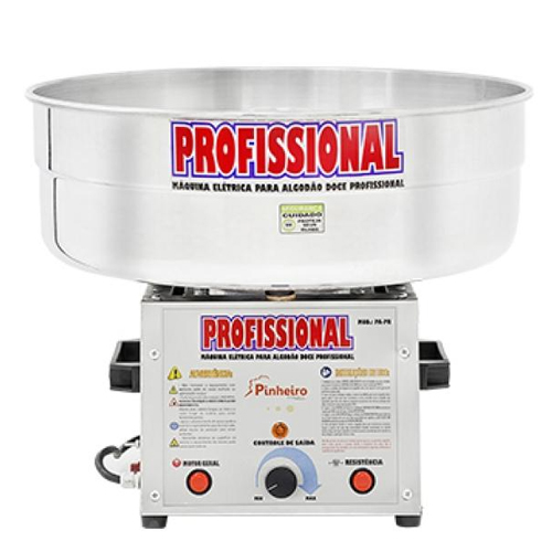 Máquina de Algodão Doce Profissional Bivolt Automático 1400W
