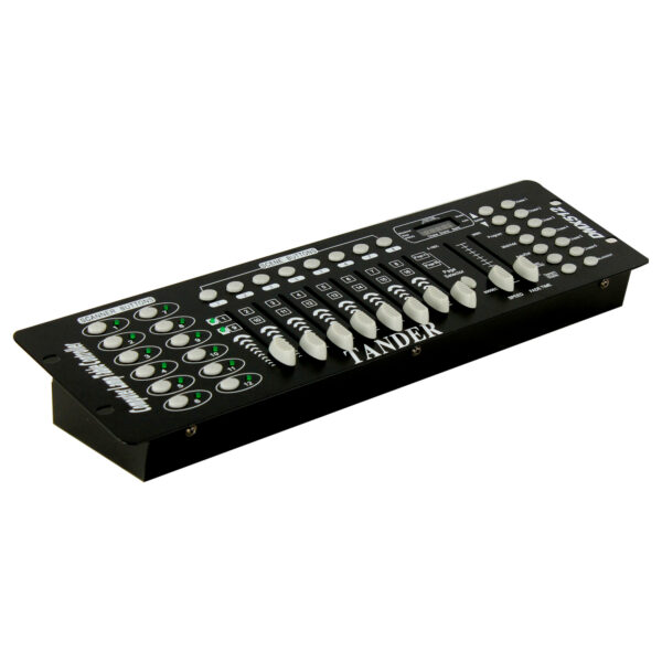 Mesa Iluminação Dmx 512 Controladora Máquina Fumaça